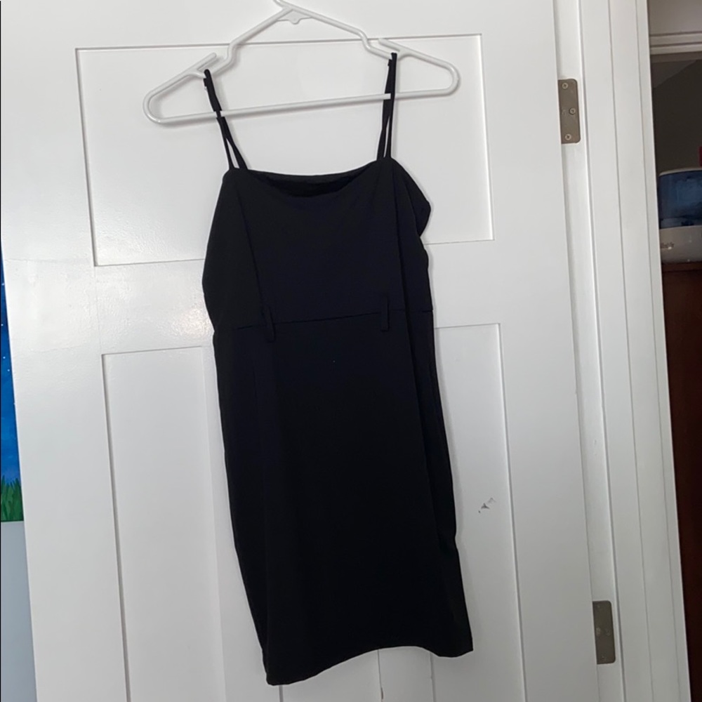 Forever twenty one black slip dress